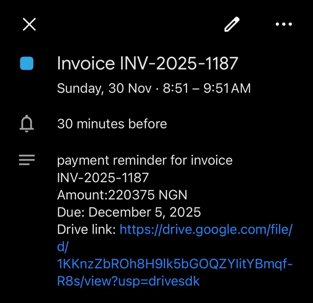 Smart Invoice & Payment Tracker screenshot