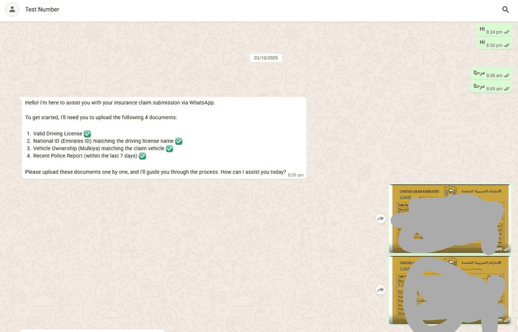 AI Insurance Claims Assistant screenshot